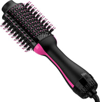 Sawop Asciugacapelli e Volumizzante in Uno, 1200W Phon Styler Con Ioni Negativi Anti-Crespo, Cilindro in Ceramica al Titanio, Spazzola Raddrizzante