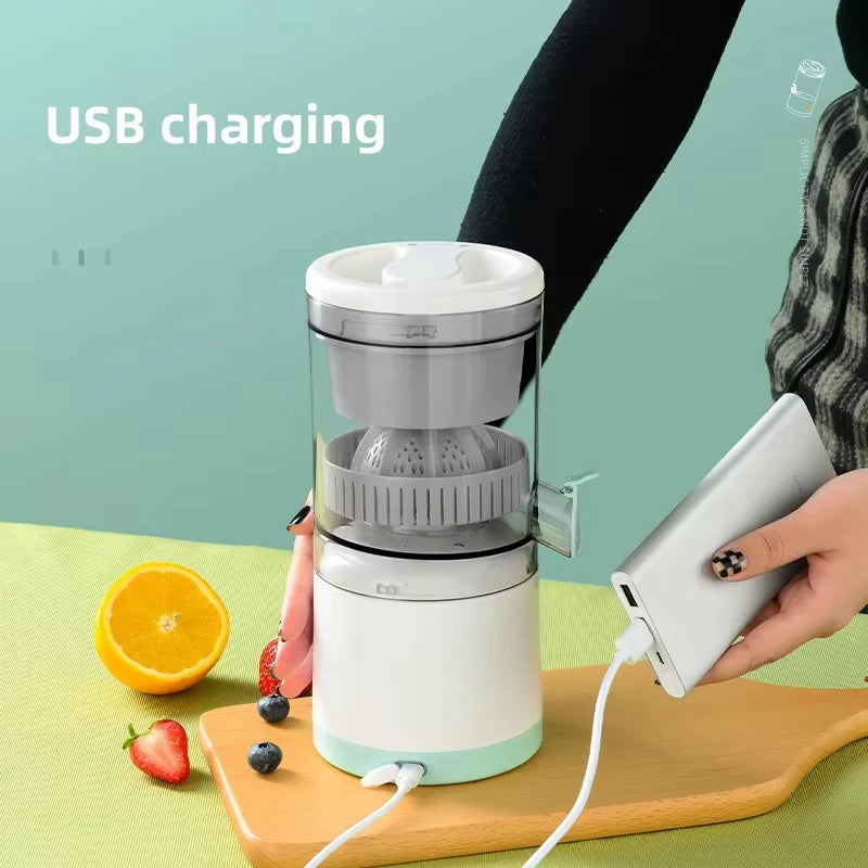 Juicer Wireless Slow Orange Lemon Juicer Portable Squeezer Pressure Juicers USB Electric Juicers Fruit Extractor for Home 7.4V